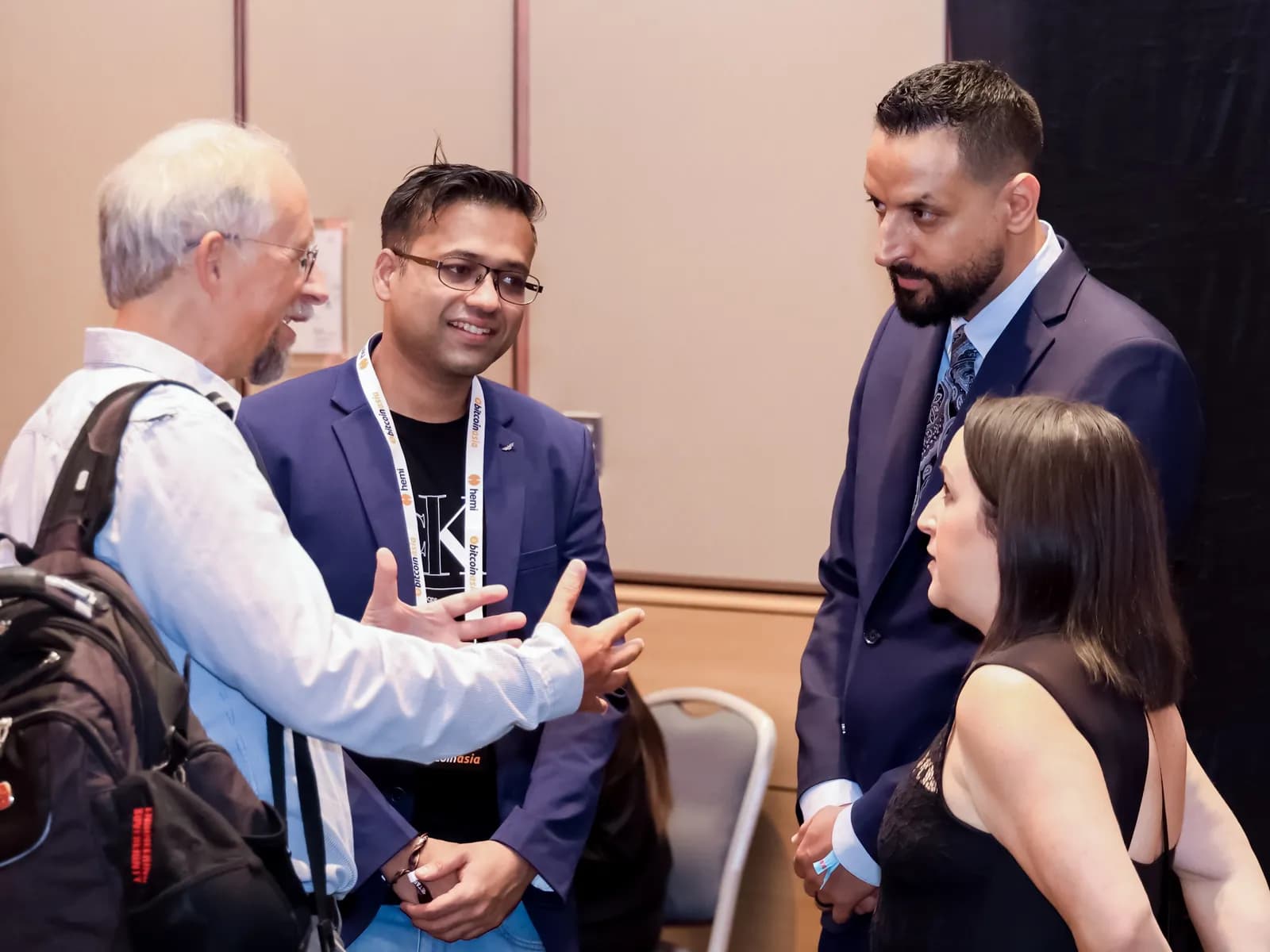 Deal Flow Zone networking at Bitcoin Amsterdam