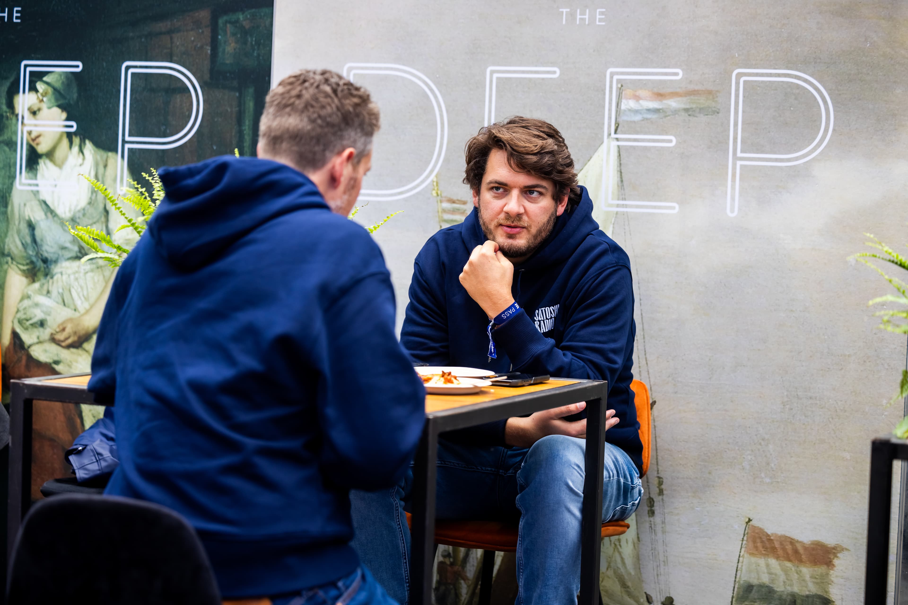 Speed networking session at Bitcoin Amsterdam